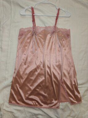 Ornella Women's Y2K Pink Fairy Slip /Dress, Whimsical, Sz XL, Adjustable Straps